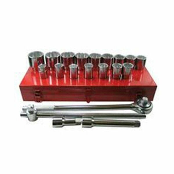 Anchor Brand 21 Piece Socket Sets, 0.75 in., 12 Point 103-07-880